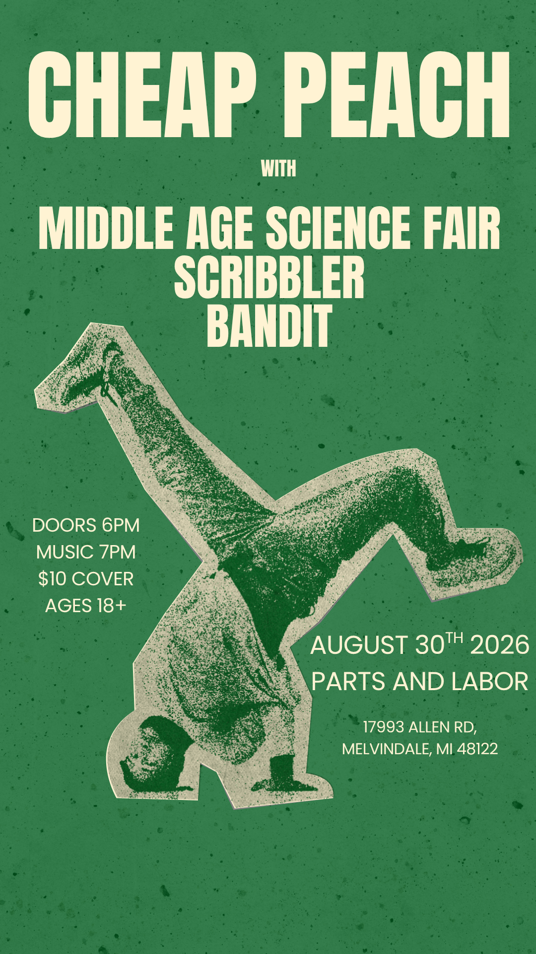 Parts and Labor flyer